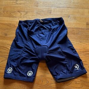 Canari Men's Dark Blue Athletic Biking Shorts size XL